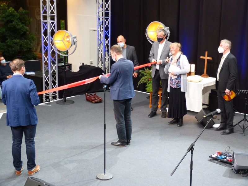 Eröffnung der Ausstellung durch den OB Nitschke